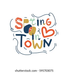 Spring sale design.