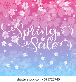 Spring sale design graphic vector