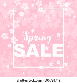 Spring sale design graphic vector