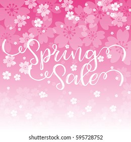 Spring sale design graphic vector