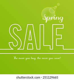 Spring Sale design template