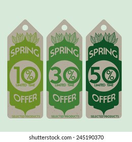 spring sale design, vector illustration eps10 graphic 