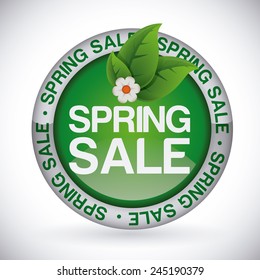 spring sale design, vector illustration eps10 graphic 