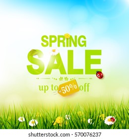 Free Vector Spring Sale Background Vector Art & Graphics