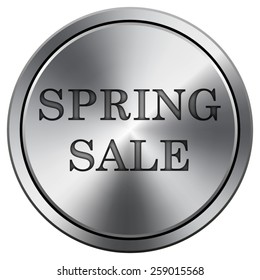 Spring sale icon. Internet button on white background. EPS10 Vector. 