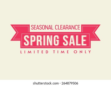 Spring Sale Illustration