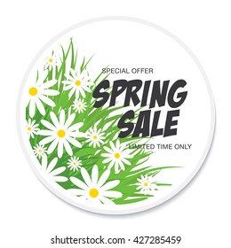 spring sale label