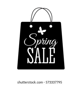 Spring Sale Lettering Design Background