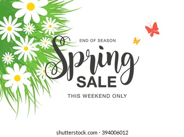 Spring sale poster