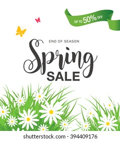Spring sale poster