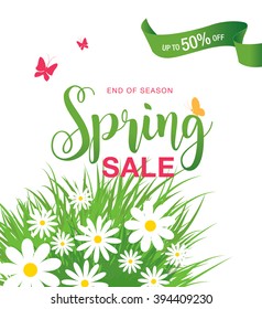 Spring sale poster