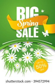 Spring sale poster