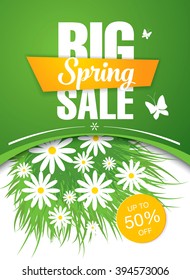 Spring sale poster