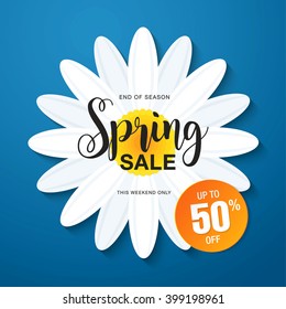 Spring sale poster