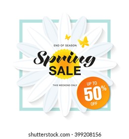 Spring sale poster