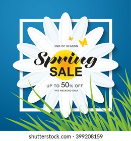 Spring sale poster