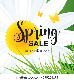Spring sale poster