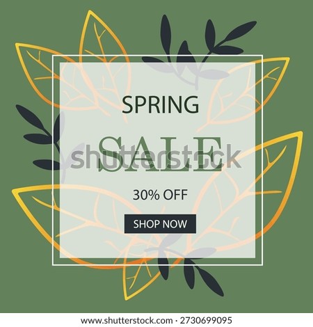 Spring sale, spacial offer, 30% off