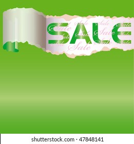 etiqueta de venta de primavera