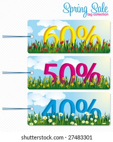 Spring Sale tags