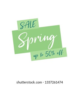 Spring Sale Text