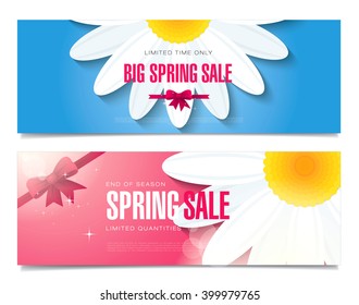 spring sale. Vector illustration