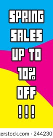 Spring Sales Up To 10% Off