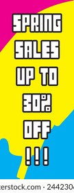 Spring Sales Up To 30% Off
