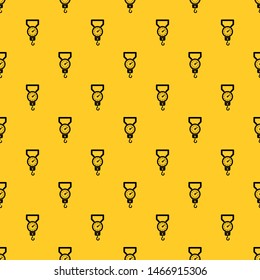 Spring scale pattern seamless vector repeat geometric yellow for any design