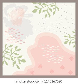 spring scarf pattern design