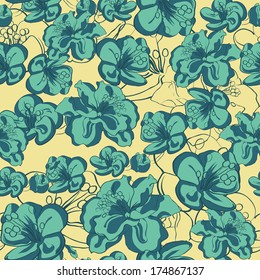 Spring seamless pattern 