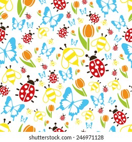 spring seamless pattern