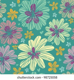 Spring seamless pattern