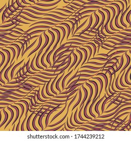 Spring Seamless Pattern. Light Seamless Hawaii Graphic Art. Bright Repeated Plant Vector Textile. Vivid Repeated Fashion Vector Illustration. Pattern, Vector, Tropical,