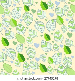 spring seamless pattern in vector