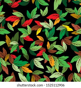 Spring seamless pattern.Vector design inspiration abstract floral and leaves background for wedding, invitations, textile, wrapping paper,fabric.