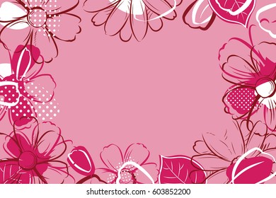 Spring season background template 