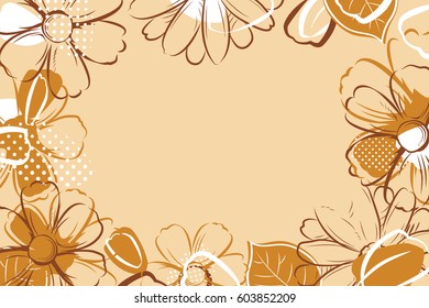 Spring season background template 