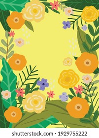 spring season and colourful flower, ester egg festival