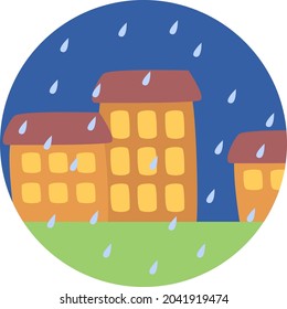 Spring season, illustration, vector, on a white background.