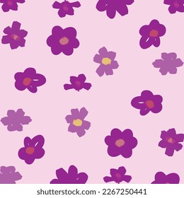 Spring seasonal Floral seamless patterns Vector illustration for paper, cover, fabric, interior decor and other users.