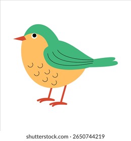 Spring Small Colorful Bird for spring themed projects