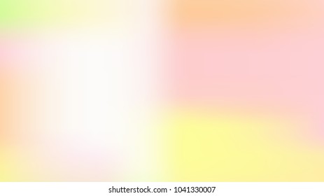 Spring soft easter background. Summer holographic green texture. Vibrant blur iridescent design. Foil neon trendy rainbow banner. Pastel future element. Foil holographic design. Bright soft gradient.