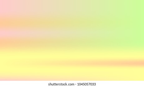 Spring soft easter background. Summer holographic green texture. Vibrant blur iridescent design. Foil neon trendy rainbow banner. Pastel future element. Foil holographic design. Bright soft gradient.