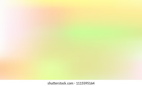 Spring soft easter background. Summer holographic green texture. Vibrant blur iridescent design. Foil neon trendy rainbow banner. Pastel future element. Foil holographic design. Bright soft gradient.