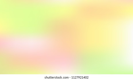 Spring soft easter background. Summer holographic green texture. Vibrant blur iridescent design. Foil neon trendy rainbow banner. Pastel future element. Foil holographic design. Bright soft gradient.