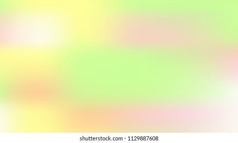 Spring soft easter background. Summer holographic green texture. Vibrant blur iridescent design. Foil neon trendy rainbow banner. Pastel future element. Foil holographic design. Bright soft gradient.