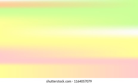 Spring soft easter background. Summer holographic green texture. Vibrant blur iridescent design. Foil neon trendy rainbow banner. Pastel future element. Foil holographic design. Bright soft gradient.