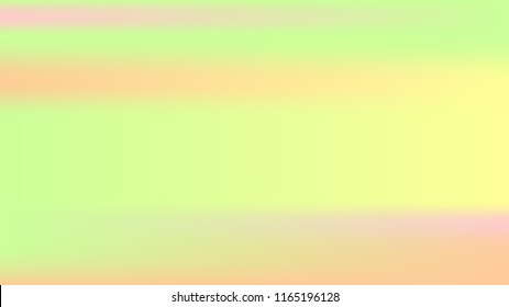 Spring soft easter background. Summer holographic green texture. Vibrant blur iridescent design. Foil neon trendy rainbow banner. Pastel future element. Foil holographic design. Bright soft gradient.