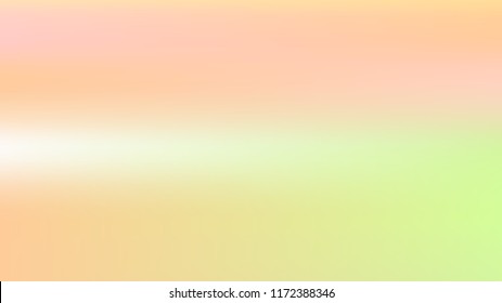 Spring soft easter background. Summer holographic green texture. Vibrant blur iridescent design. Foil neon trendy rainbow banner. Pastel future element. Foil holographic design. Bright soft gradient.